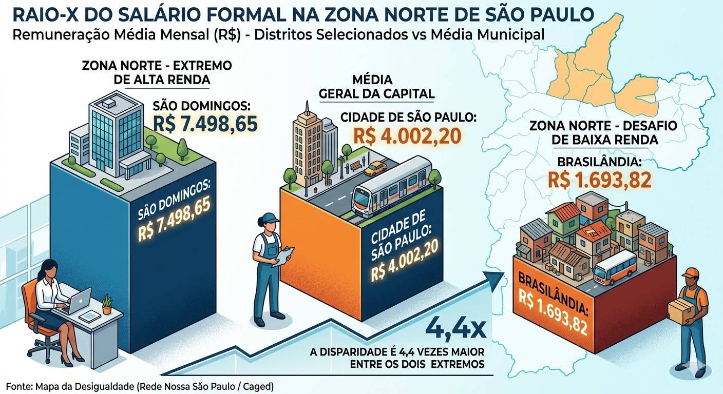 renda salarial zona norte sp
