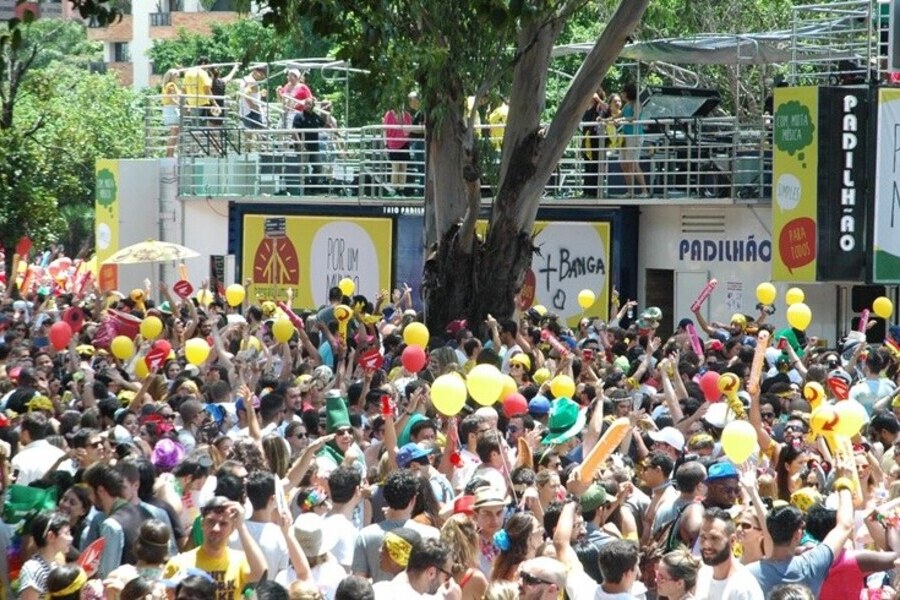 Foto de bloco de Carnaval de Rua em 2020