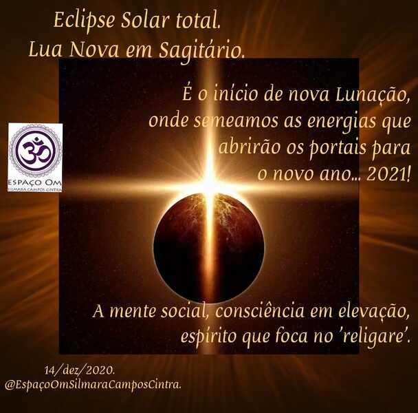 Imagem da eclipse solar total