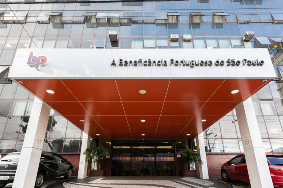 Foto da fachada do Hospital Beneficência Portuguesa Penha